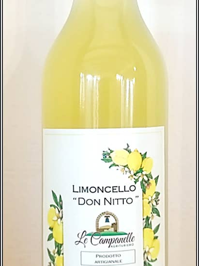 Limoncello Sicilian Don Nitto 50 cl liquor with fresh lemons for wholesale by le Campanelle