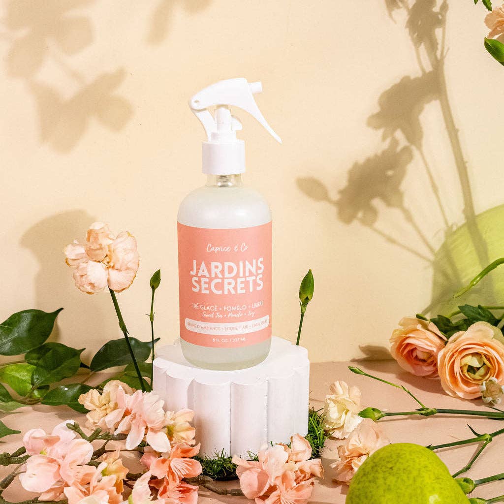 Caprice & Co - Wholesale Room & Linen Spray - Linen + Room Spray - Jardins Secrets - Sweet Tea + Pomelo + Ivy0