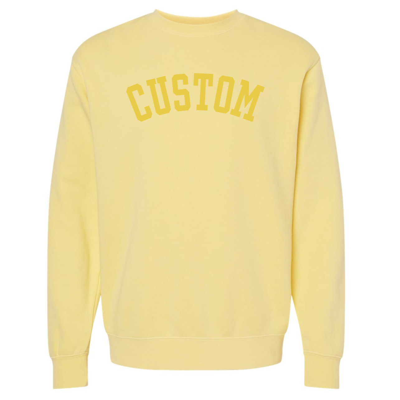 Jupmode - Wholesale Graphic Sweatshirt - Unisex - Custom Puff Print Tone on Tone Sweatshirt7