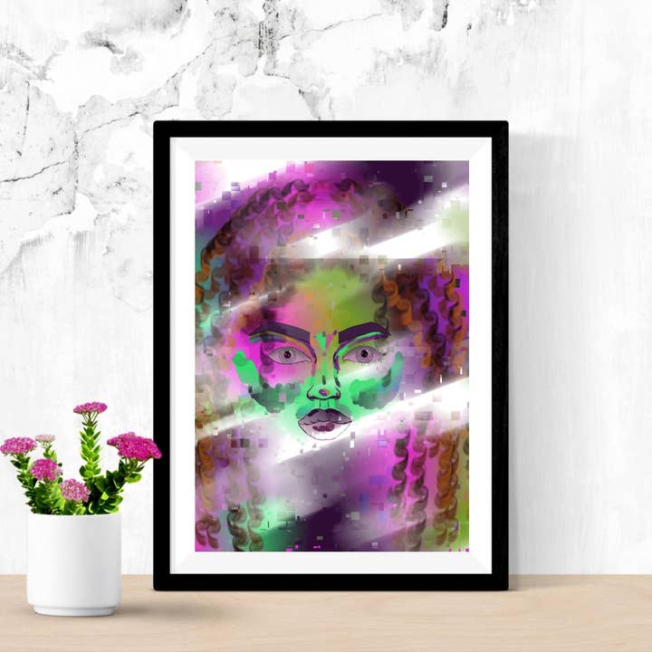 “Computer Love” Art Print for wholesale by Canvas Clothings