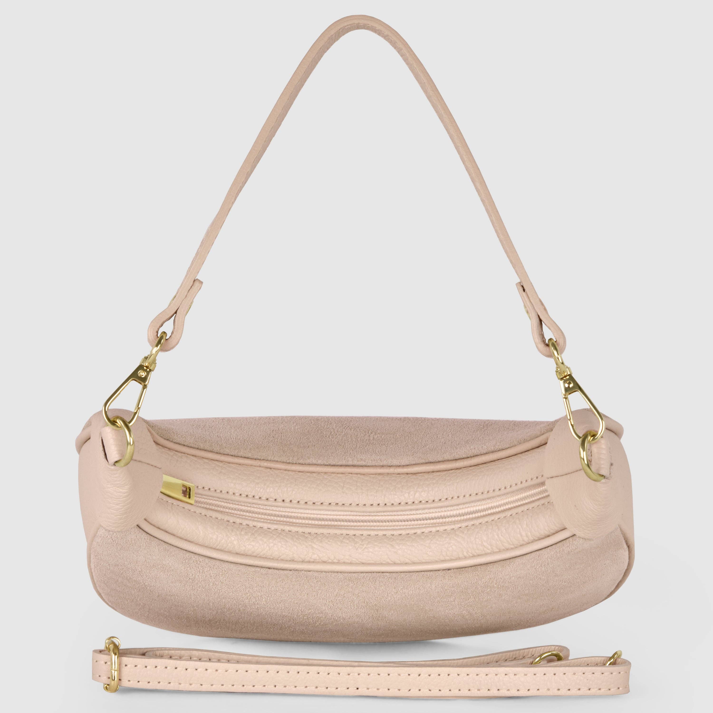 TAKEASY - Vente Sac porté épaule – femme - Sac à bandoulière en cuir suédé27