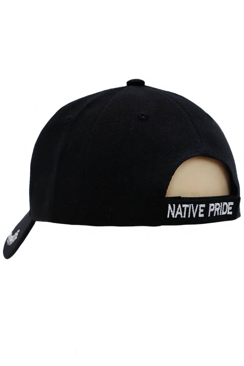 Cap Zone - Wholesale Baseball Cap - Unisex - Fierce Longhorn Skull Native Pride Baseball Cap11