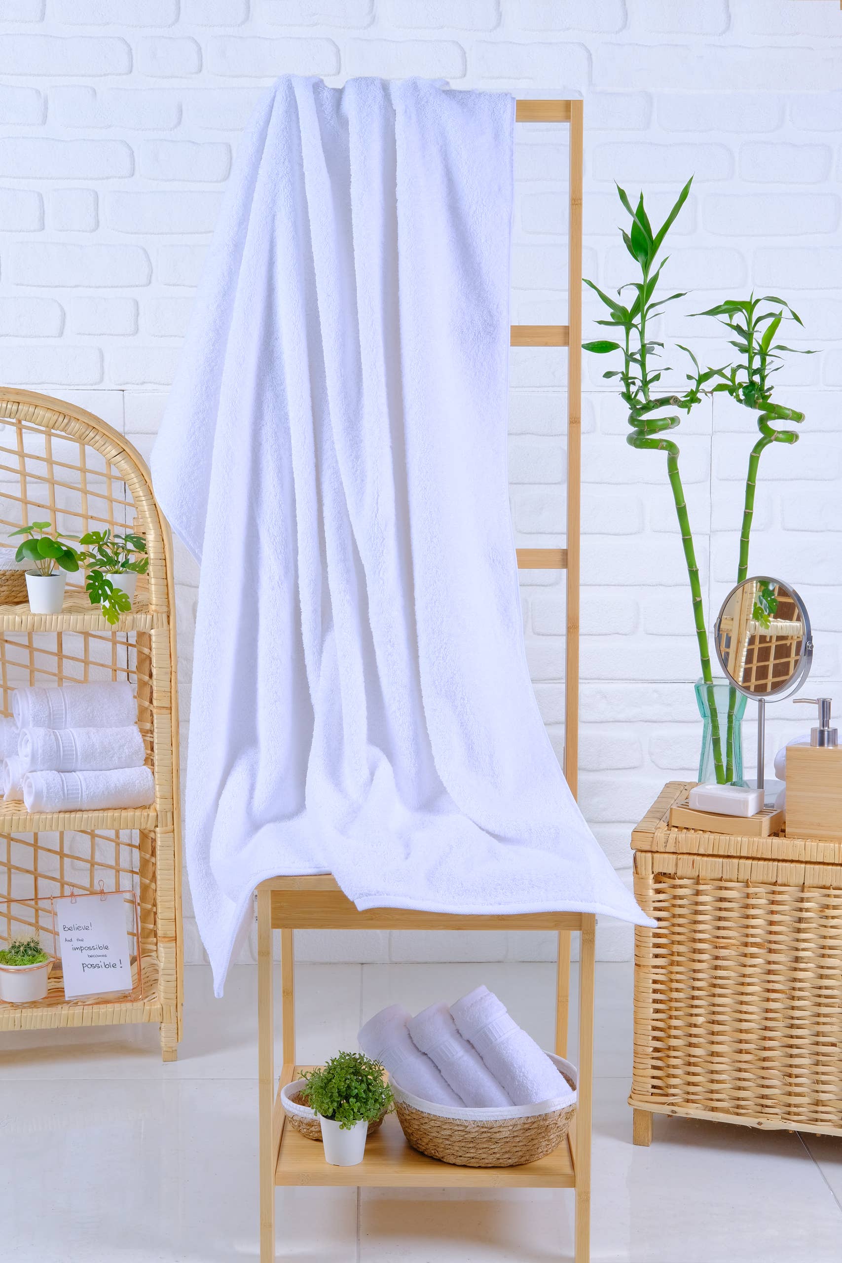 La Hammam - Wholesale Bath Towel - Bath Sheet Turkish Towels Genuine Cotton Oversized 40" x 80"8
