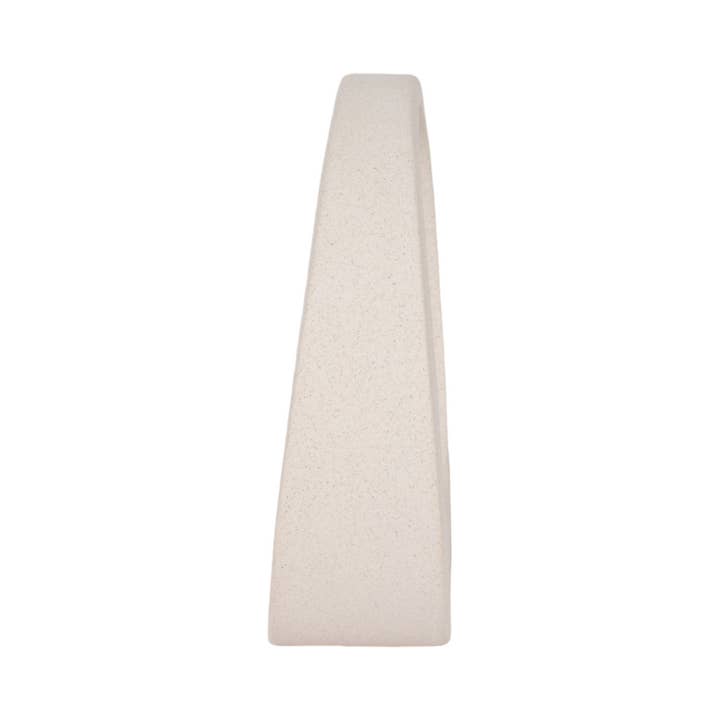 Sagebrook Home - Wholesale Decorative Tabletop Object - White 8 in. Stoneware Novelty Sand Glaze Loop Sculpture