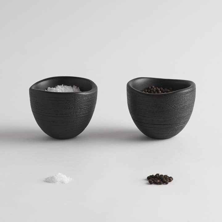 The Collective - Wholesale Condiment/Dip Bowl - Groove Tidbit Bowls - Set of 2