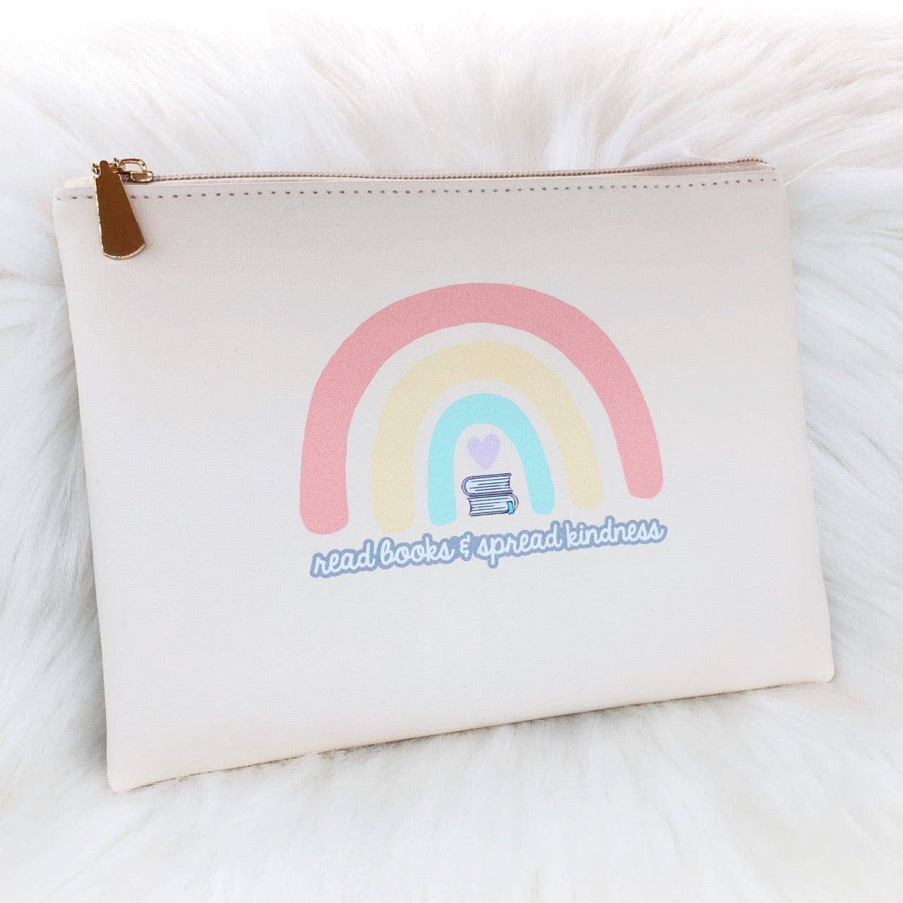 My Secret Copy - Wholesale Pouch - Women's - Read Books and Spread Kindness Zipper Bag0