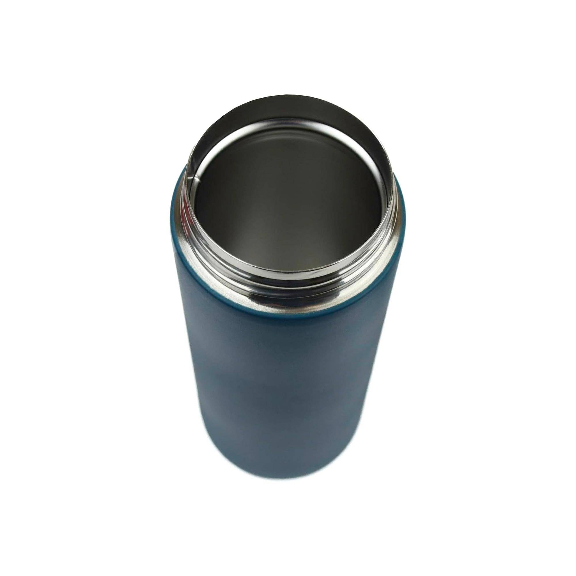 Emartbuy - Vente Flasque - Gourde de voyage en acier inoxydable de qualité supérieure - Bleu mat - 500 ml1