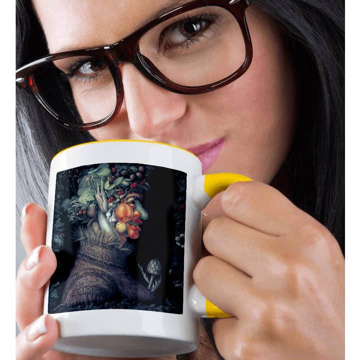 3dRose - Wholesale Coffee Mug - 3dRose, Summer by Giuseppe Arcimboldo Man of Vegetable and Fruits 1593, Mug1