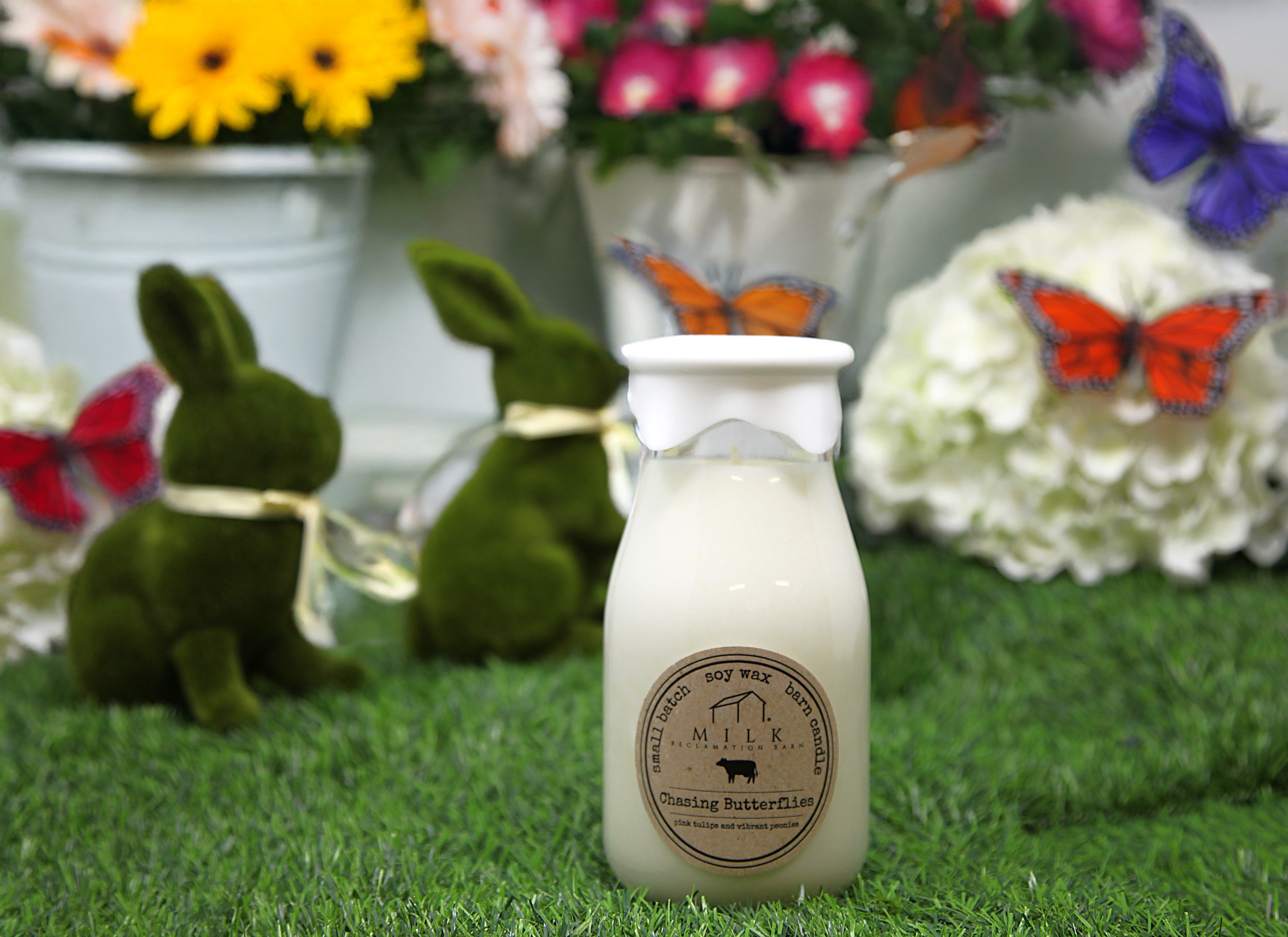 Milk Reclamation Barn - Wholesale Jar/Filled Candle - Milk Bottle Candle 13 oz54