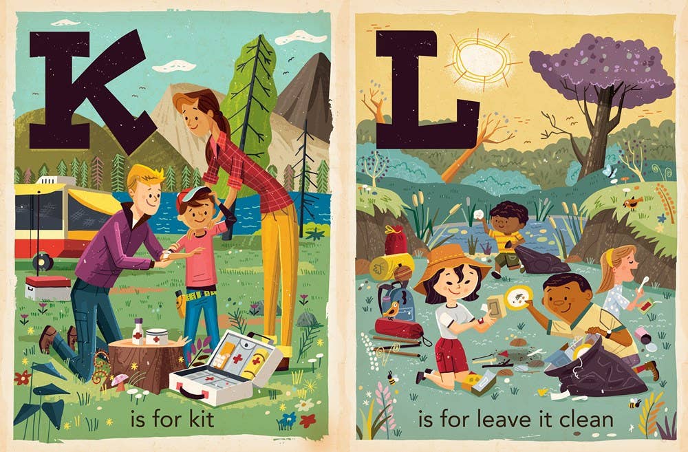Gibbs Smith - Wholesale Baby & Toddler Book (0-2) - C is for Camping: A Camping Alphabet2