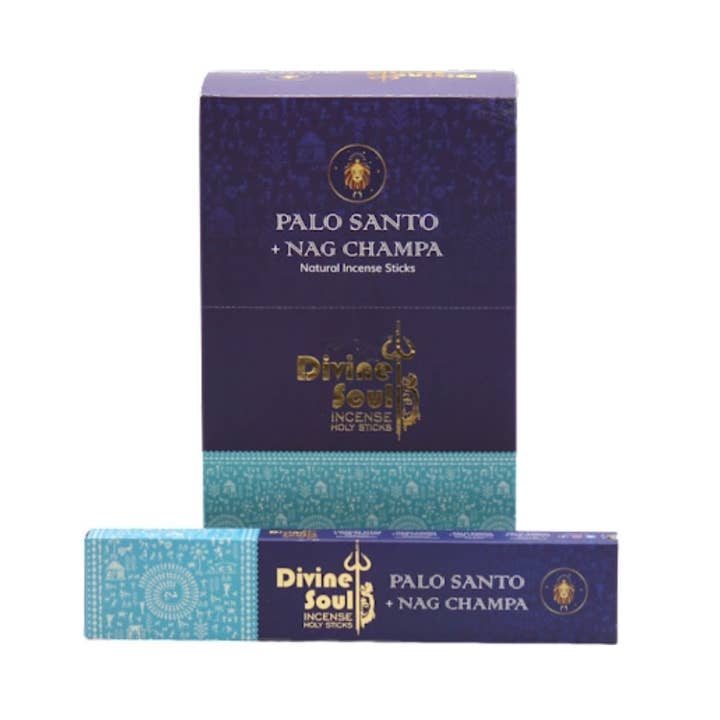 Earths Elements Wholesale - Wholesale Incense - Divine Soul - Palo Santo + Nag Champa