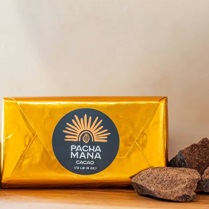 Ceremonial Cacao Paste (1/2 pound) for wholesale by Pacha Mana Cacao
