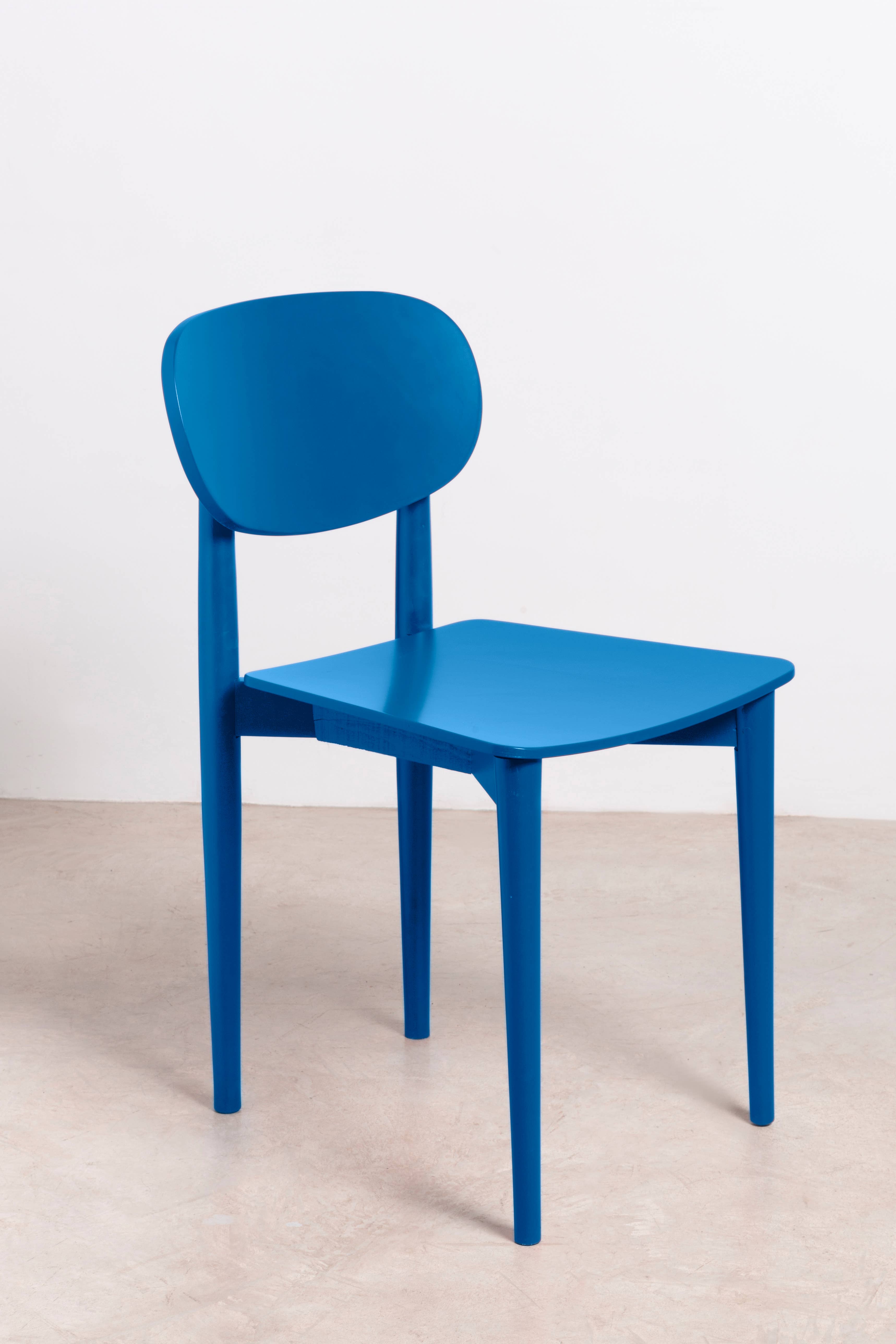 Really Nice Things - Wholesale Chair - Solid beech wood chair Prussian Blue2