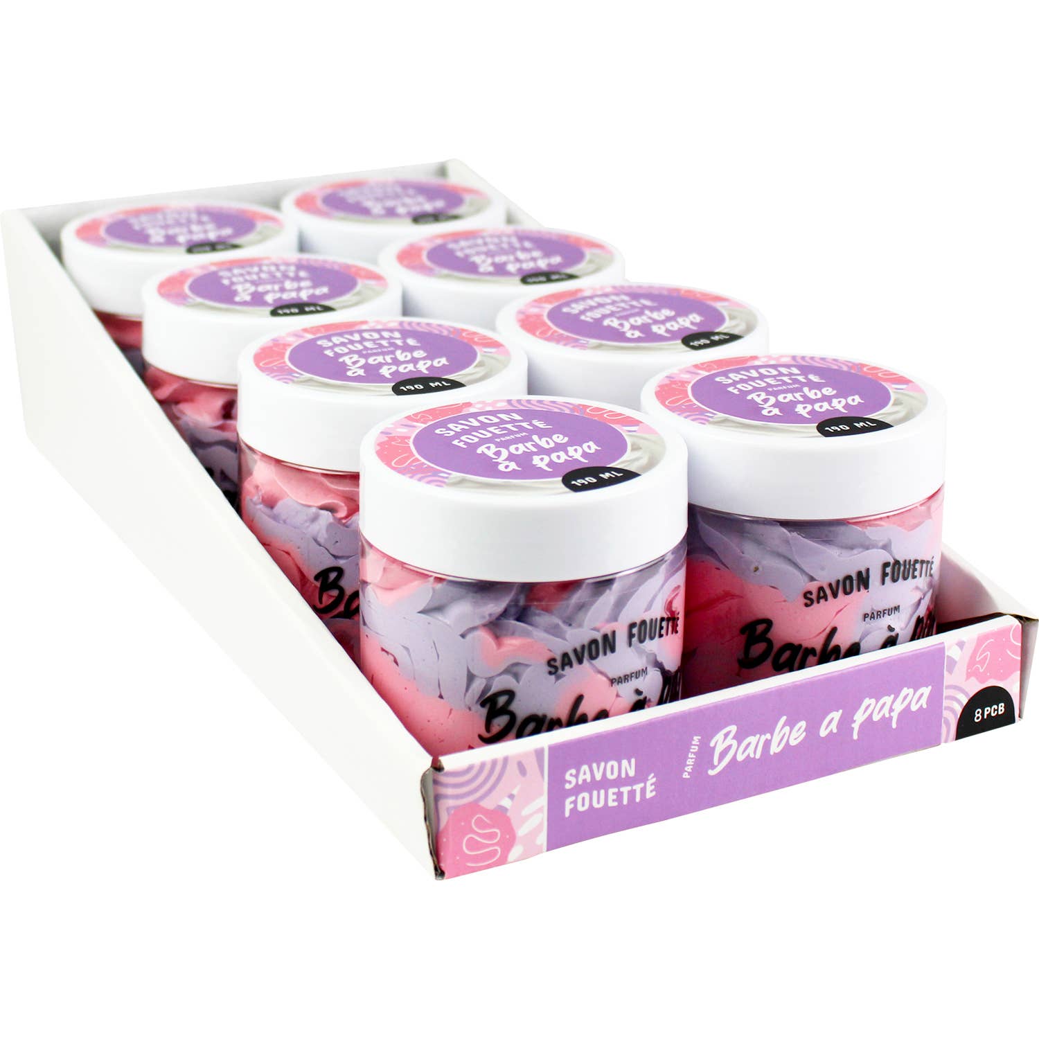 FRENCH TENDANCE - Wholesale Whipped Soap - Whipped soap 190 ml - Cotton candy scent1