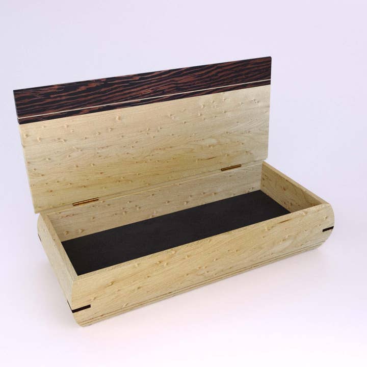 Mikutowski Woodworking - Vendita all'ingrosso Portagioie/organizer per gioielli - Cache Box in legno per portafoglio, monete, custodia per orologi, ecc.6
