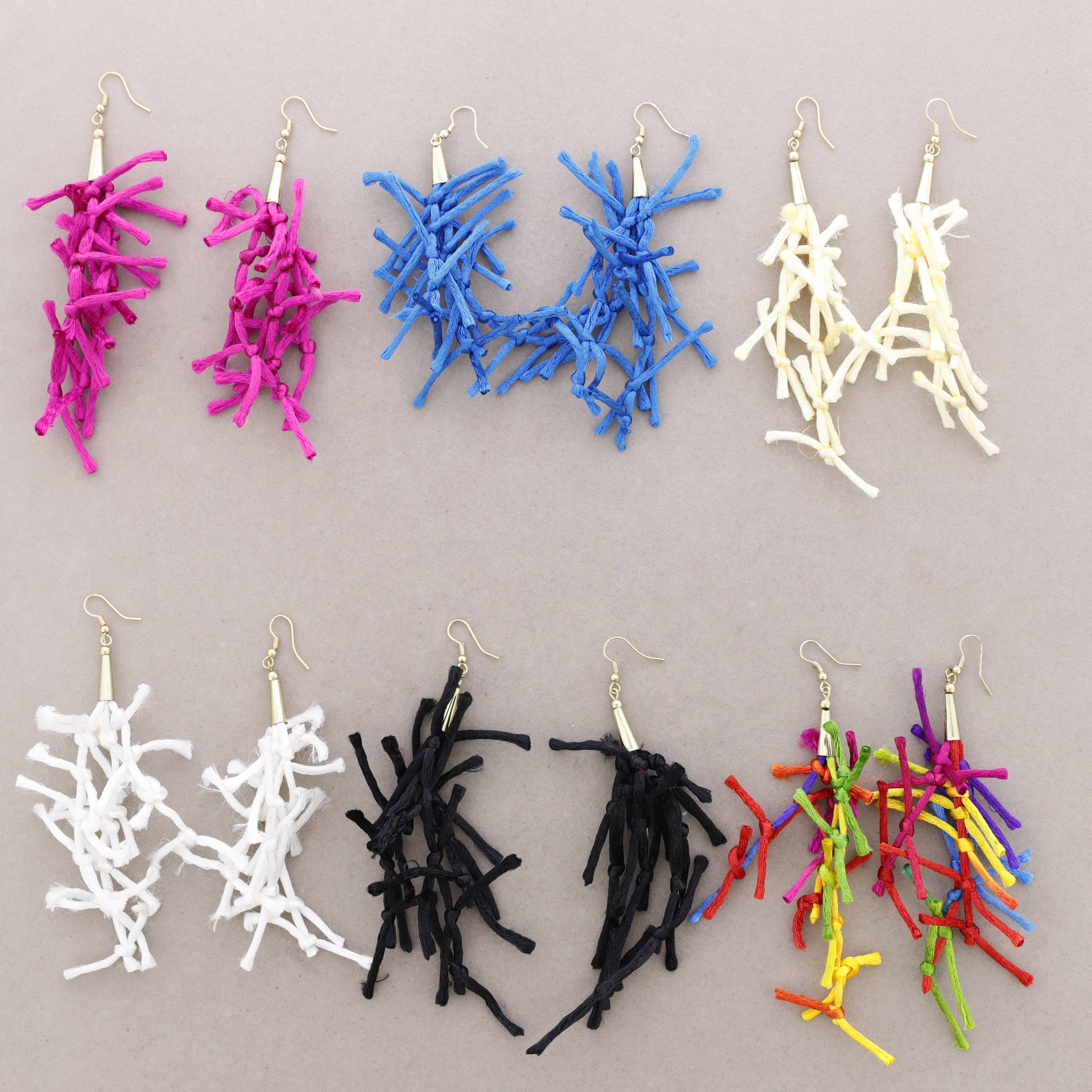 Sonata - Wholesale Snap Jewelry - Ethnic Cord Earrings7