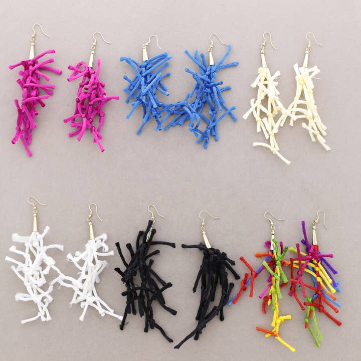 Sonata - Wholesale Snap Jewelry - Ethnic Cord Earrings7