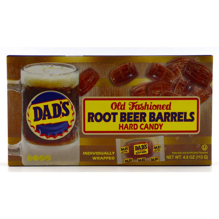 Grandpa Joe's Candy Shop - Wholesale Hard Candy - Dad's Root Beer Barrels Theater Box, 4oz, 12ct4