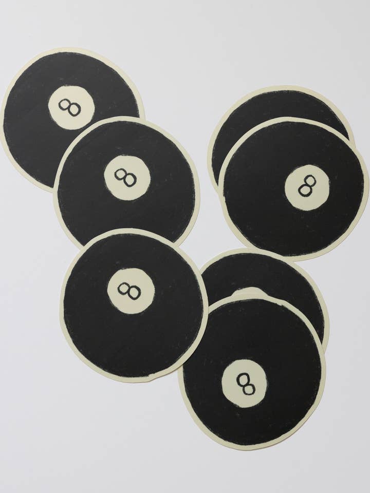 Eight Ball Sticker for wholesale by Sumner Lane