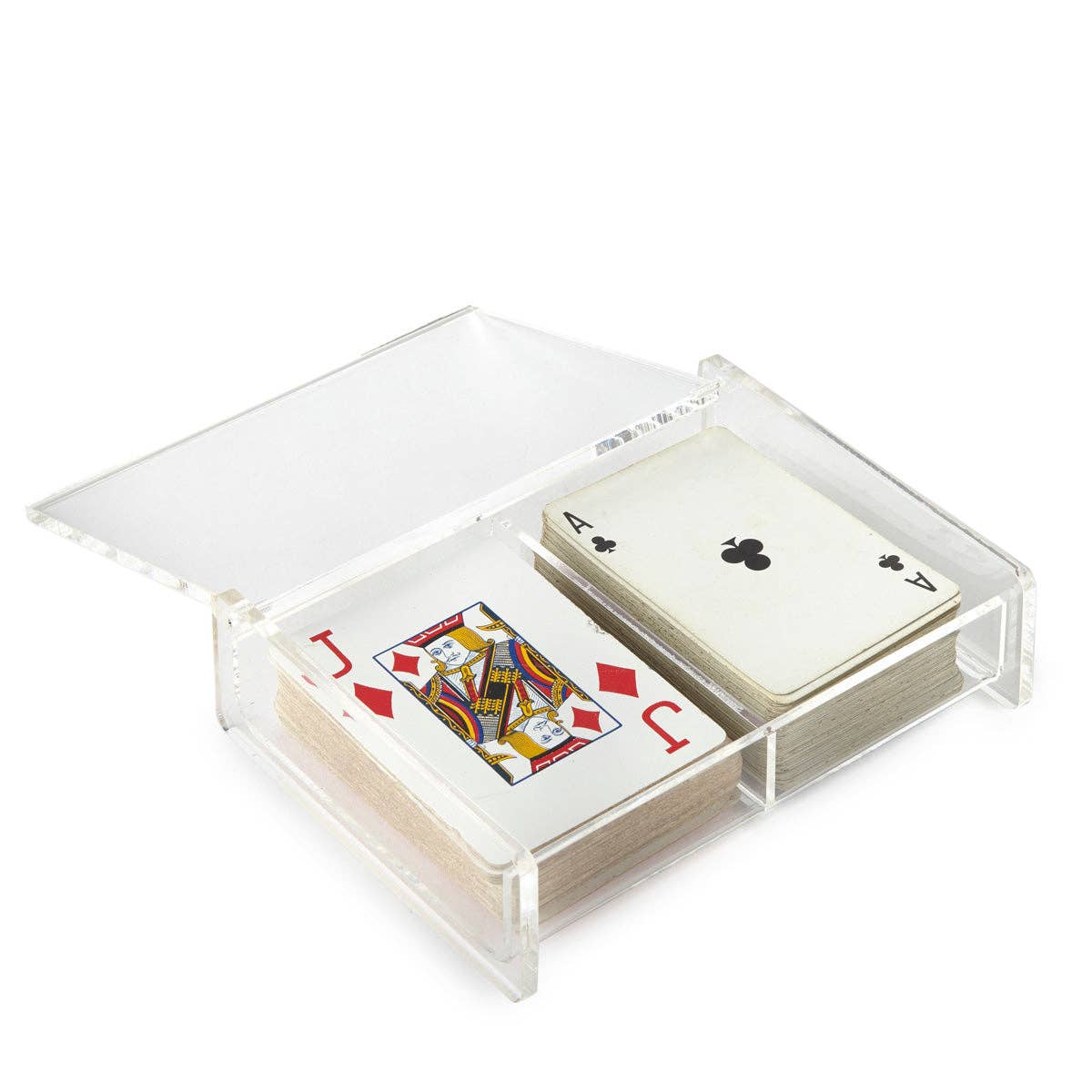 Huang Acrylic - Wholesale Playing Cards - Two Deck Playing Cards Box For Poker, Bridge1