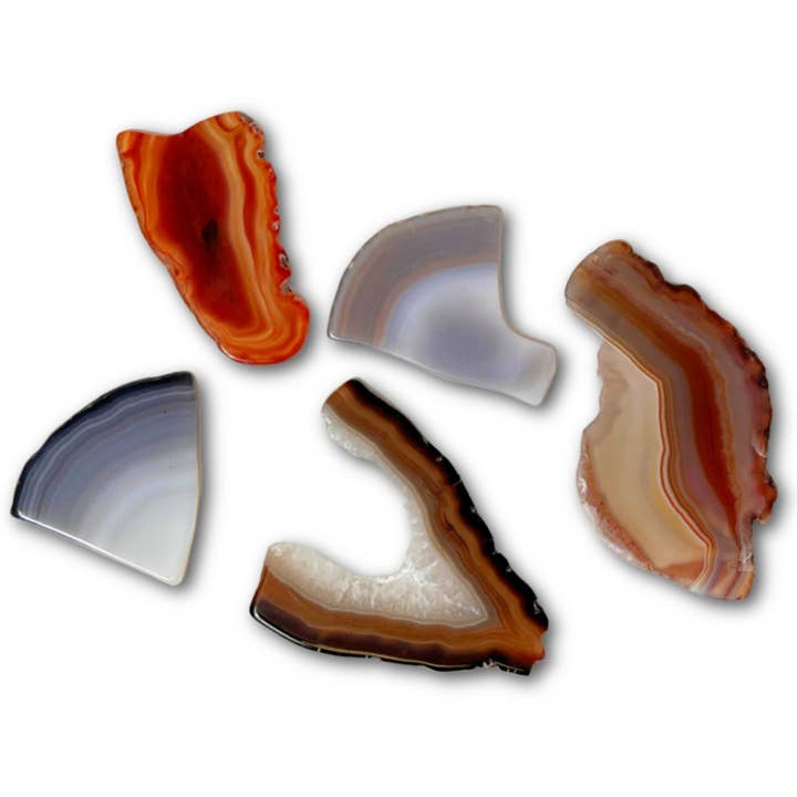 Tranche d'agate naturelle pour la vente par Crystal Magick Wholesale Ltd