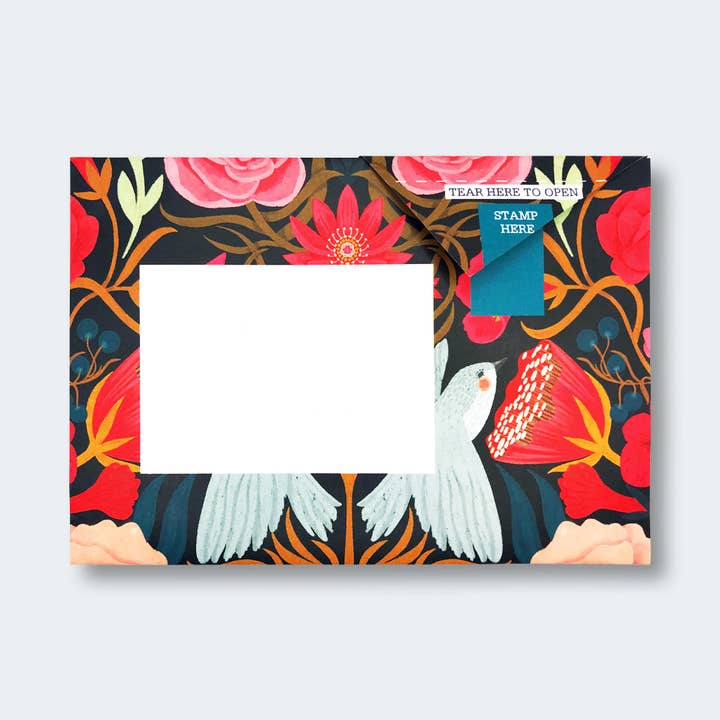 pigeonposted - Wholesale Stationery/Notecard Set - Bright & Beautiful Pigeon letter pack