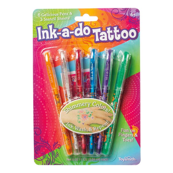 Ink-a-Do Tattoo Pens, Set of 6 Gel Pens and other Purchase Wholesale printing. Free Returns & Net 60 Terms on Faire trending on Faire.