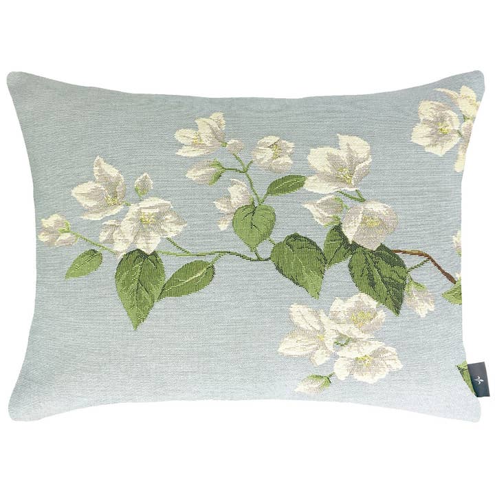 Housse De Coussin Rectangulaire Jasmin Des Poètes pour la vente par Art De Lys