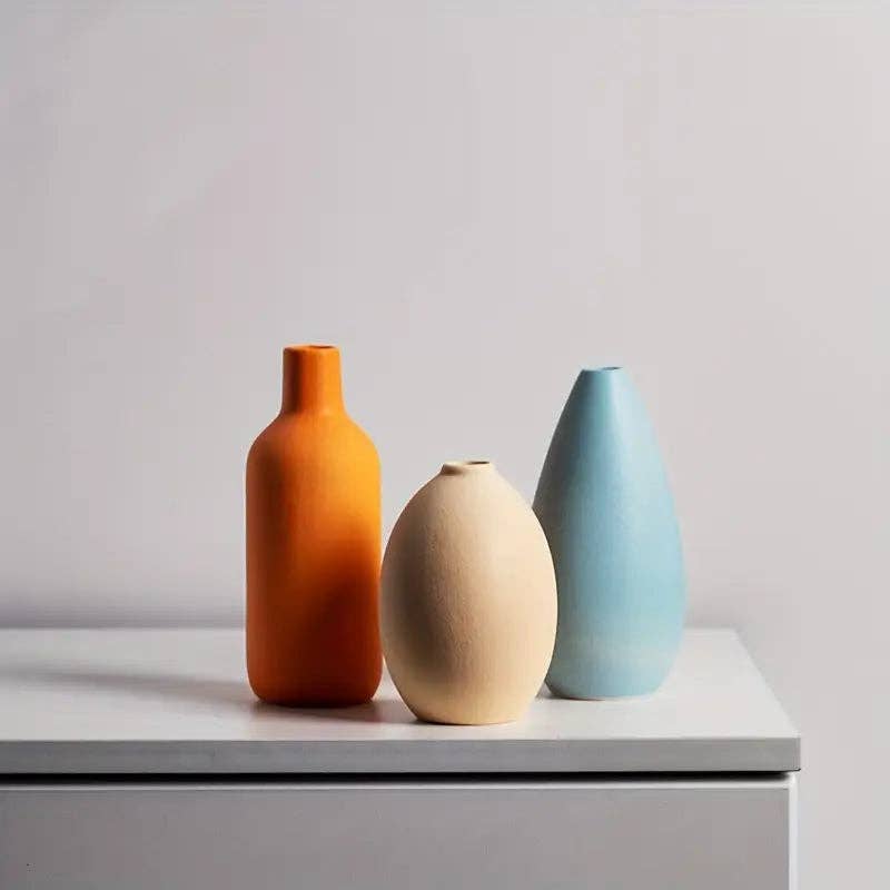 Huis Van Merken - Wholesale Vase - Ceramic Vase Set - Decorative Flower Vases for Home Decor