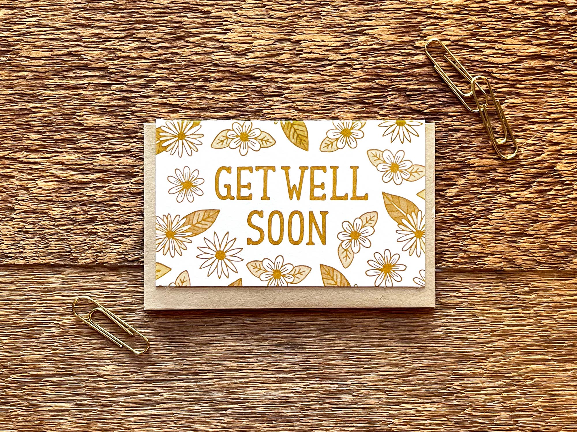 Noteworthy Paper & Press - Venta al por mayor Tarjeta "Que te mejores" - Get Well Soon Tarjeta de Gabinete1
