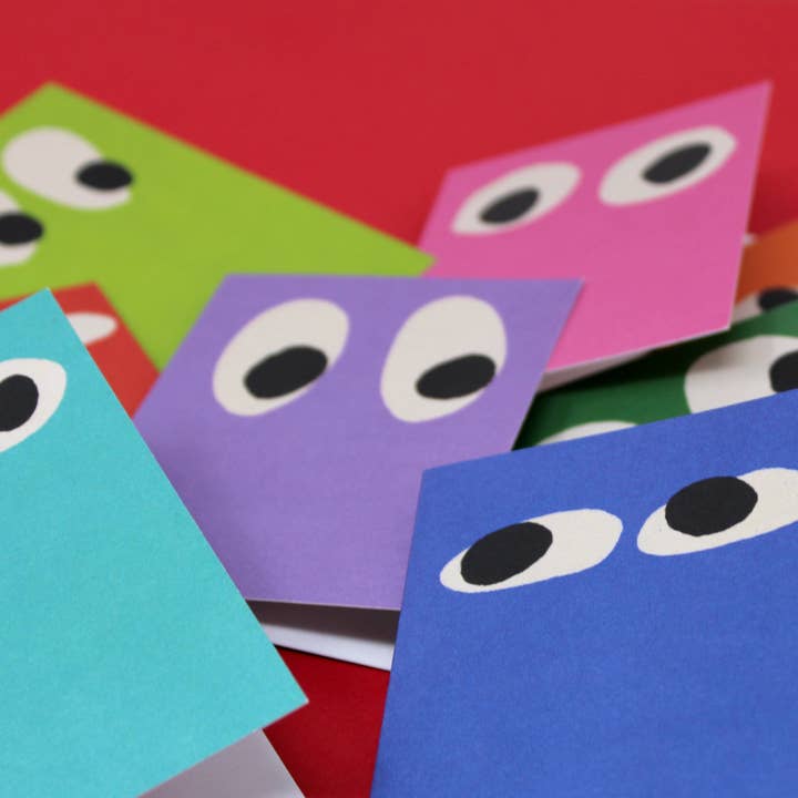 Ark Colour Design - Wholesale Everyday Greeting Card - Googly Eye Mini Card3