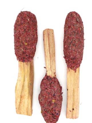 Palo Santo Popsticks: Dragon's Blood for wholesale by Sansaara Living