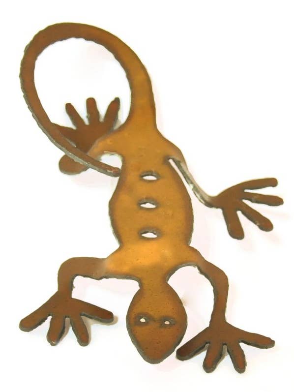 Lizard Origami Southwest figurine for wholesale by Universal Ironworks USA
