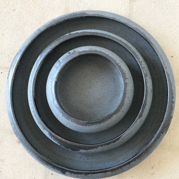 Gina DeSantis Ceramics - Wholesale Dinner Plate - Crescent Rounded Dinner Plates6