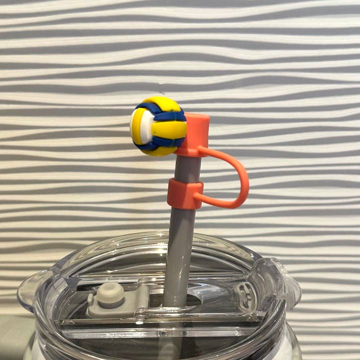 iconic mi - Wholesale Drinking Straw - Straw Cover Volleyball 10mm1