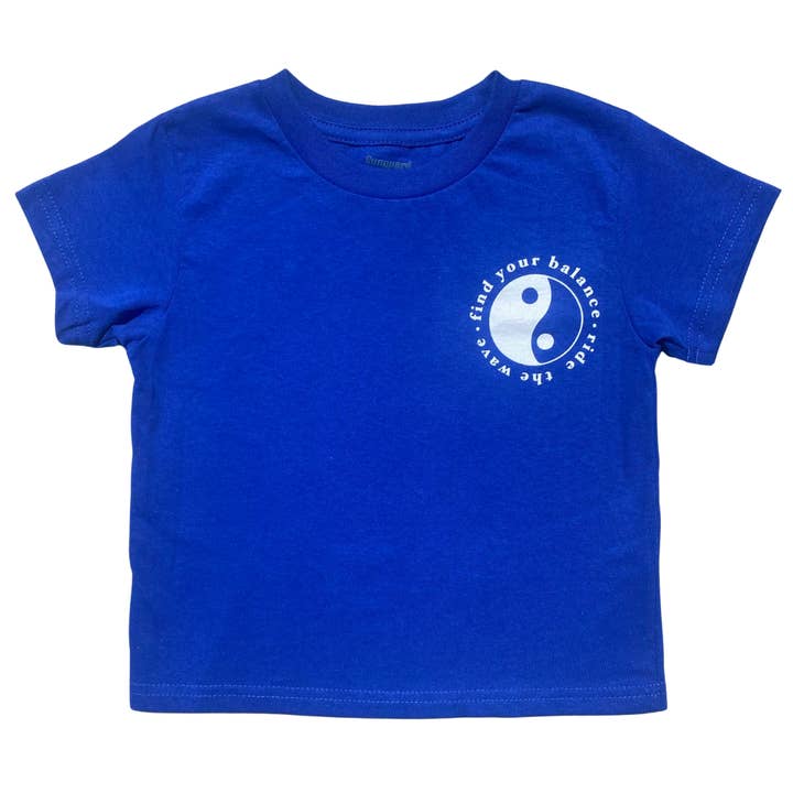 Yin Yang Tee (Cobalt) for wholesale by Sunguard