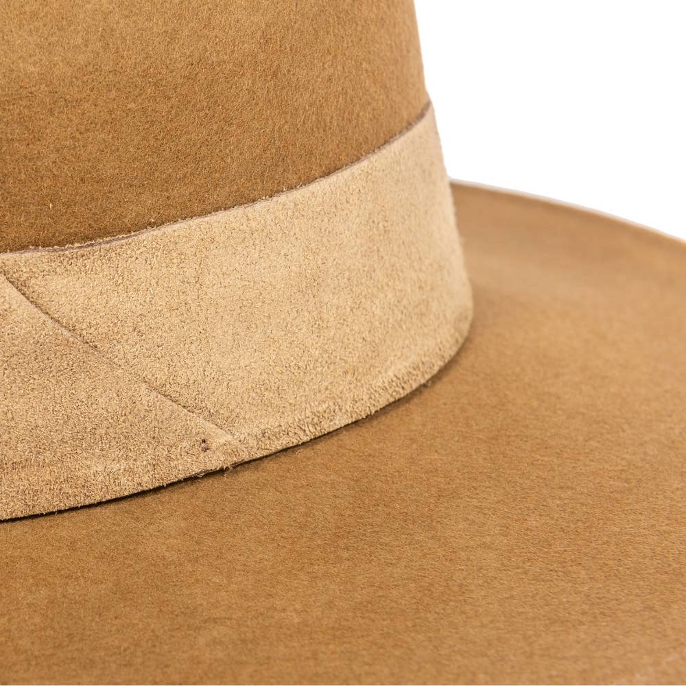 TRAVAUX EN COURS... - Wholesale Fedora - Unisex - WIDE BRIM HAT - leather braid33