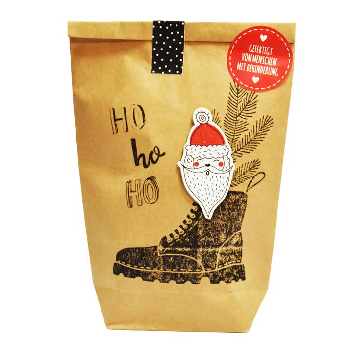 Wunderle GmbH - Wholesale Gift Bag - HoHoHo Santa Claus goodie bag as Santa Claus gift