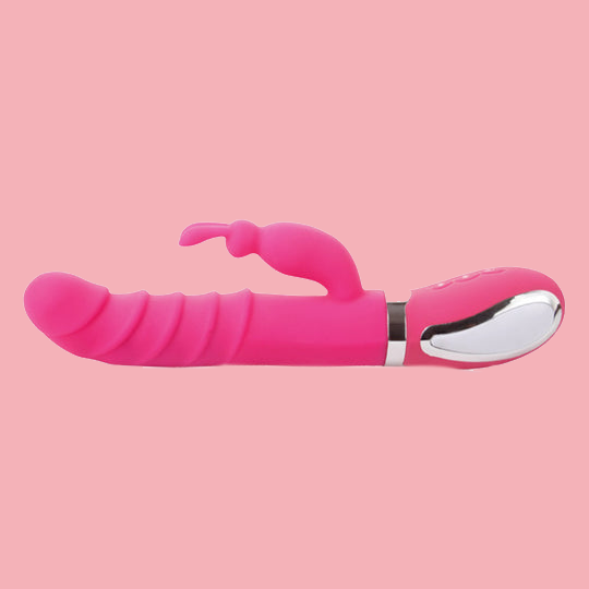 Playful Toy Wholesale - Wholesale Sex Toy - Double Stimulation Rabbit Vibrator with 12 Thrusting Modes1
