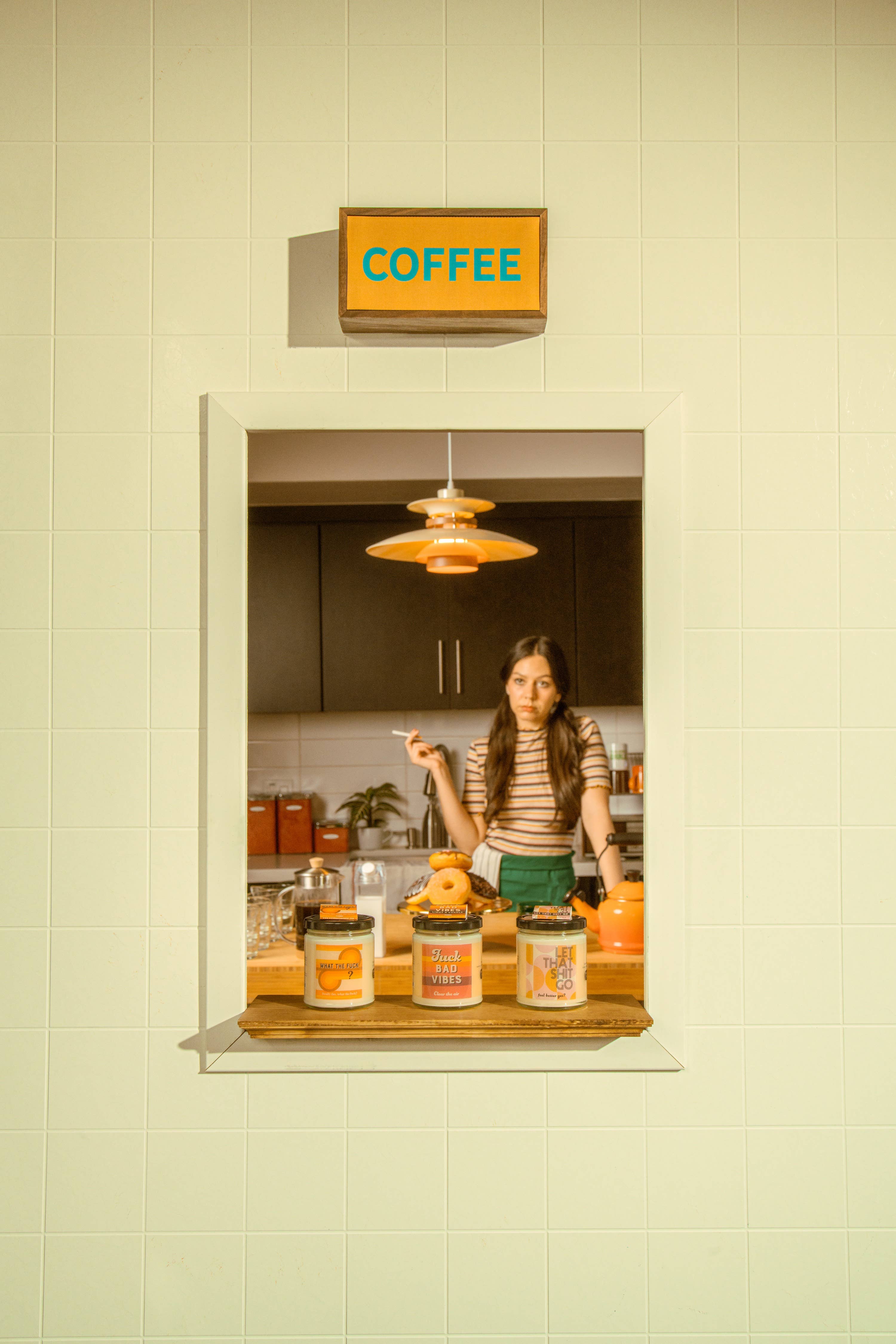 Whiskey River Soap Co. - Vente Bougie en bocal - Bougie et Allumettes "Laisse Tomber Cette Merde" | Bougie Drôle3