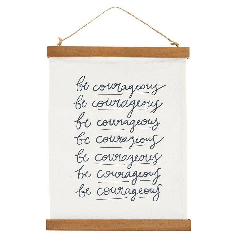 Angle - Wholesale Banner - Framed Canvas Banner - Courageous0
