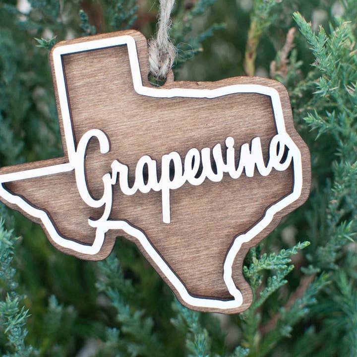 The Little Ornament Shop - Wholesale Ornament - Custom City and State Ornament5