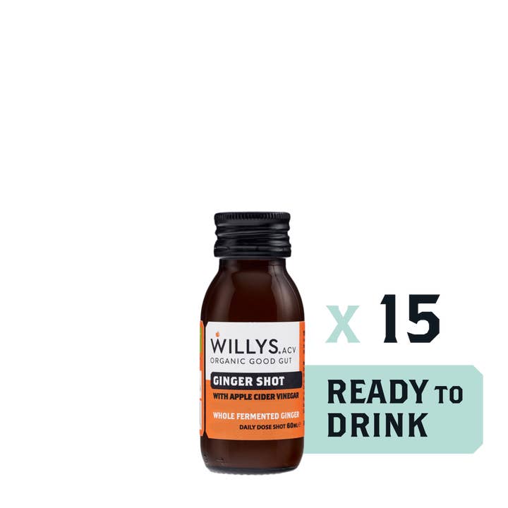 Ginger ACV Shots for wholesale by Willy's ACV