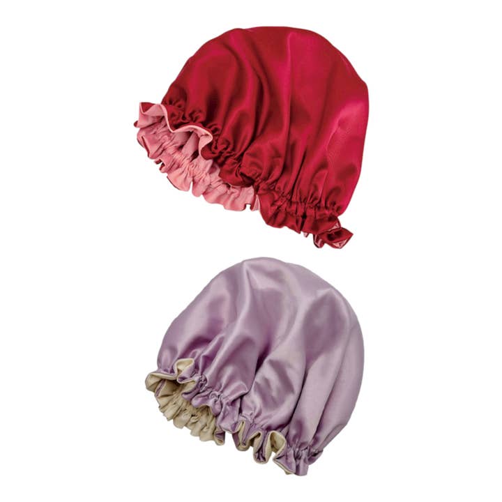 Pure Bliss Premium Satin Reversible Sleep Cap and other Purchase wholesale satin bonnet with tie. Free returns & net 60 terms on Faire trending on Faire.