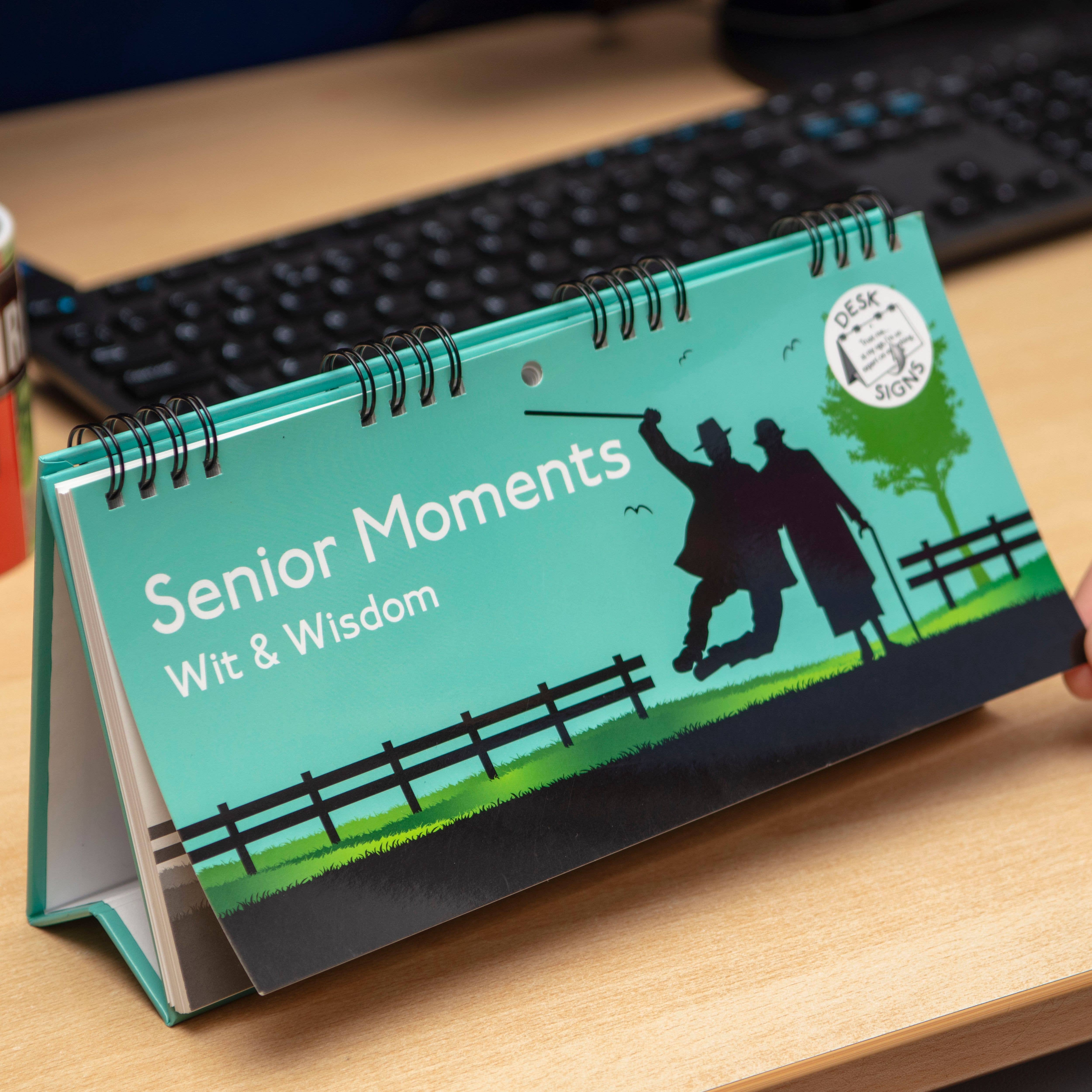 Boxer Gifts - Wholesale Gag Gift/Novelty Gift - Senior Moments Gag Flip Book - Funny Novelty Gifts0