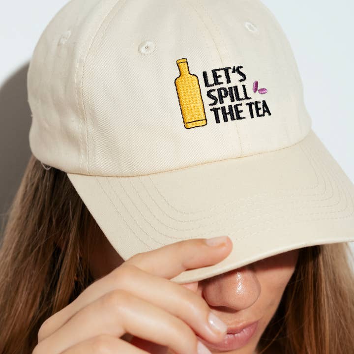 NOVELTEA - Wholesale Baseball Cap - Unisex - Let's Spill The Tea Cap5