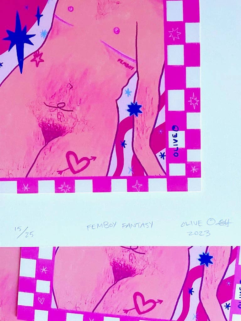 SoftBoysClub - Wholesale Art Print - Femboy Fantasy Print3
