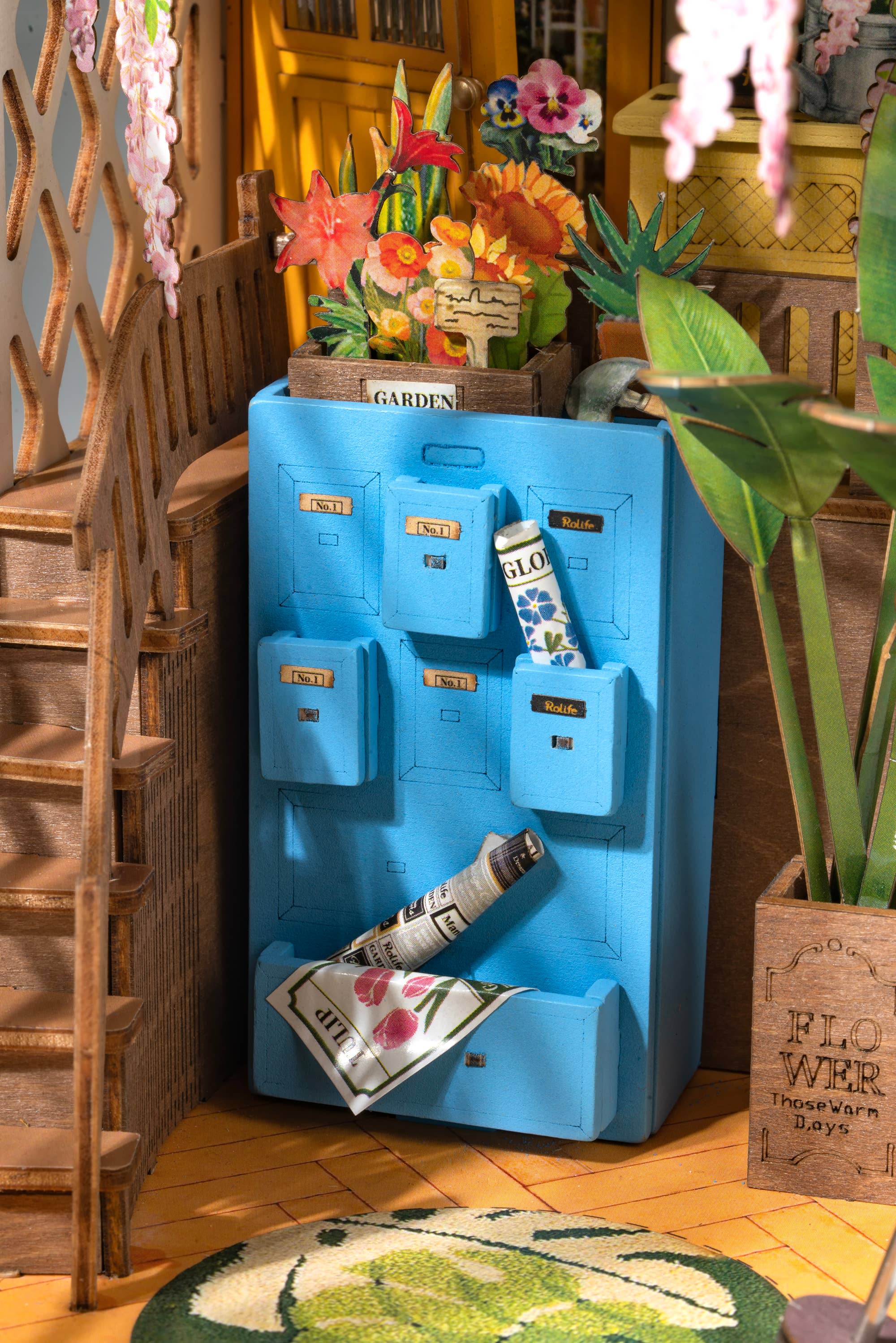 Hands Craft - Wholesale Puzzle - Kids - DIY Book Nook Kit: Garden House16