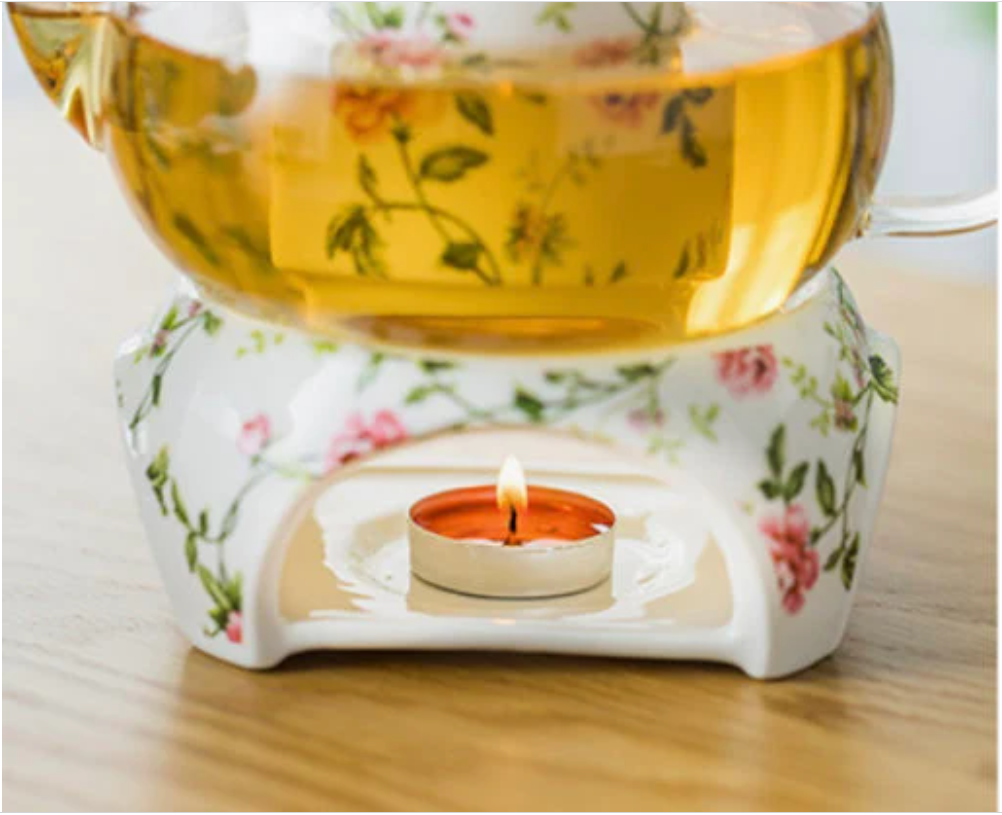 Green Pastures Wholesale - Wholesale Tea Set - Porcelain Tea Set  - 24K Rose & Flower Tea Set with Infuser6