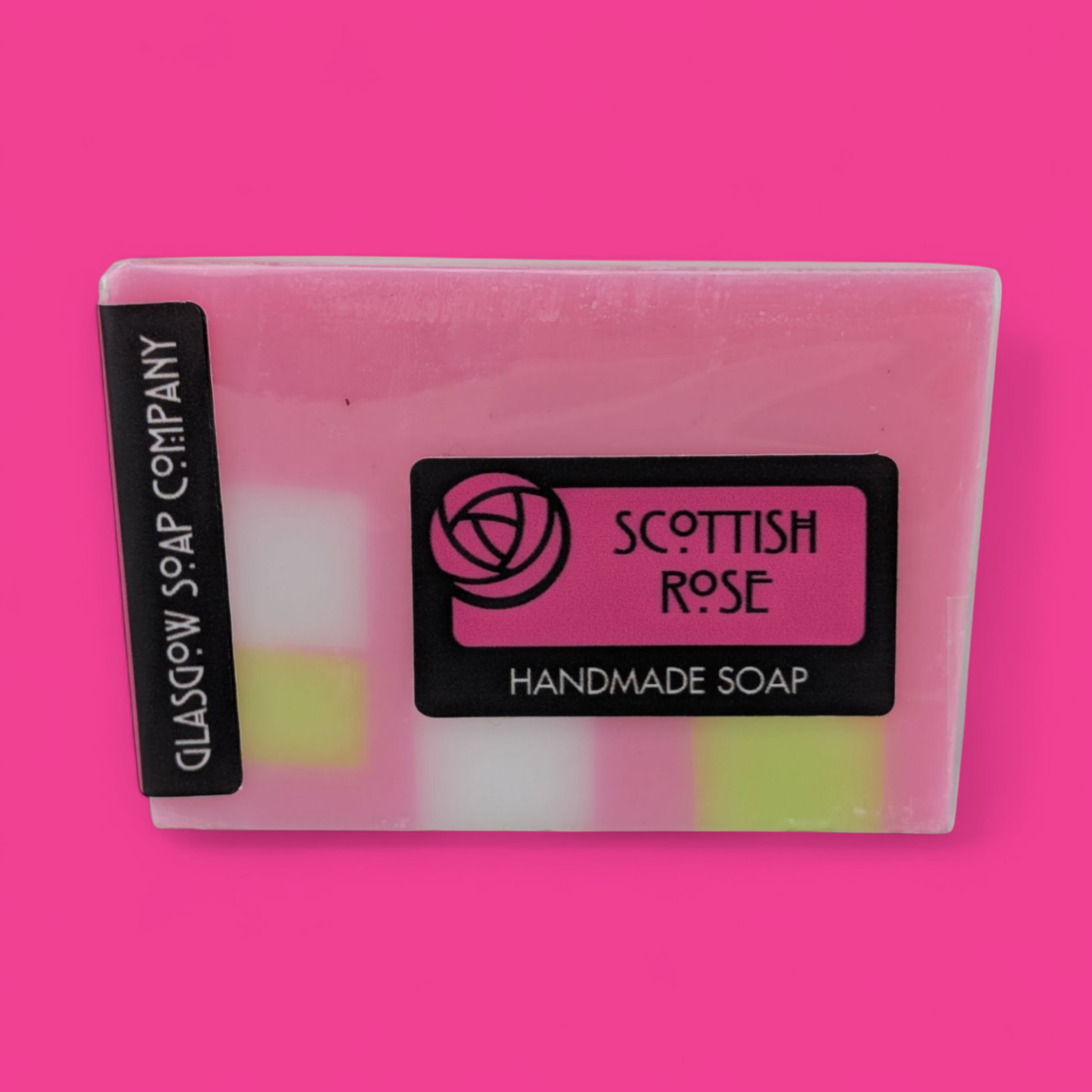 Glasgow Soap Company Ltd – wholesale Bar Soap – Scottish Rose Handmade Soap Slice 120g1